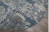 Jaipur Blue Round Hand Knotted 61 X 61  Area Rug 905-147060 Thumb 3