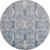 Jaipur Blue Round Hand Knotted 61 X 61  Area Rug 905-147060 Thumb 0