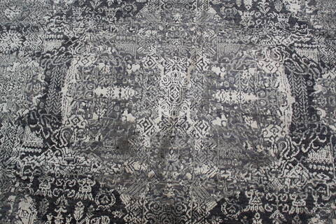 Jaipur Grey Round Hand Knotted 61 X 61 Area Rug 905-147062 Image 3