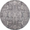 Jaipur Grey Round Hand Knotted 61 X 61  Area Rug 905-147062 Thumb 0