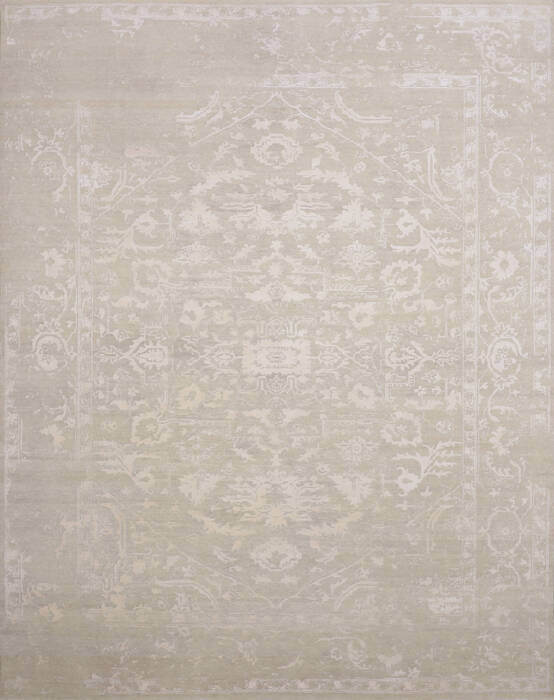 Jaipur White Hand Knotted 80 X 100 Area Rug 905-147065 Image 0