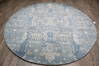 Jaipur Blue Round Hand Knotted 81 X 81 Area Rug 905-147070 Thumb 1
