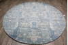 Jaipur Blue Round Hand Knotted 81 X 81  Area Rug 905-147070 Thumb 1