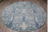 Jaipur Blue Round Hand Knotted 81 X 81 Area Rug 905-147070 Thumb 4