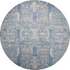 Jaipur Blue Round Hand Knotted 81 X 81  Area Rug 905-147070 Thumb 0