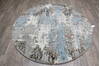 Jaipur Blue Round Hand Knotted 61 X 61  Area Rug 905-147073 Thumb 1