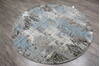 Jaipur Blue Round Hand Knotted 61 X 61 Area Rug 905-147073 Thumb 2