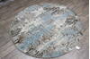 Jaipur Blue Round Hand Knotted 61 X 61 Area Rug 905-147073 Thumb 3