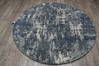 Jaipur Blue Round Hand Knotted 61 X 61  Area Rug 905-147074 Thumb 7