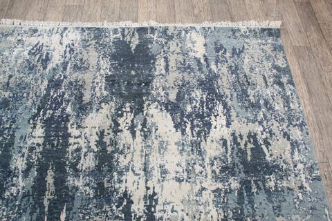 Jaipur Blue Square Hand Knotted 711 X 80 Area Rug 905-147075 Image 6