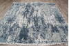 Jaipur Blue Square Hand Knotted 711 X 80  Area Rug 905-147075 Thumb 7