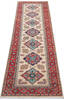 Kazak Red Runner Hand Knotted 29 X 96  Area Rug 700-147077 Thumb 1