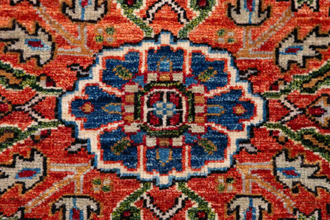 Chobi Red Runner Hand Knotted 27 X 99 Area Rug 700-147083 Image 4