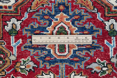 Chobi Red Runner Hand Knotted 27 X 99 Area Rug 700-147083 Image 7