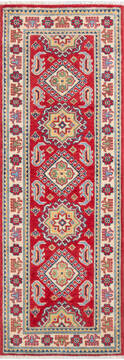 Kazak Red Runner Hand Knotted 2'0" X 5'9"  Area Rug 700-147085