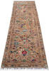 Chobi Beige Runner Hand Knotted 211 X 100 Area Rug 700-147089 Thumb 1