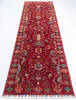 Chobi Red Runner Hand Knotted 28 X 96  Area Rug 700-147090 Thumb 1