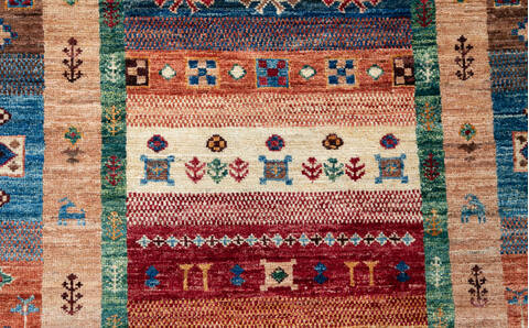 Chobi Red Runner Hand Knotted 28 X 82 Area Rug 700-147091 Image 4