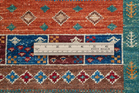 Chobi Red Runner Hand Knotted 28 X 82 Area Rug 700-147091 Image 6