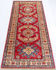 Kazak Red Runner Hand Knotted 26 X 510 Area Rug 700-147093 Thumb 1