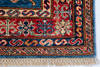 Kazak Blue Runner Hand Knotted 27 X 88  Area Rug 700-147095 Thumb 3