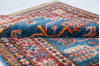 Kazak Blue Runner Hand Knotted 27 X 88  Area Rug 700-147095 Thumb 5