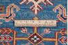 Kazak Blue Runner Hand Knotted 27 X 88  Area Rug 700-147095 Thumb 6