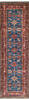 Kazak Blue Runner Hand Knotted 27 X 88  Area Rug 700-147095 Thumb 0