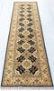 Chobi Black Runner Hand Knotted 29 X 100 Area Rug 700-147096 Thumb 1