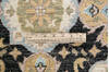 Chobi Black Runner Hand Knotted 29 X 100 Area Rug 700-147096 Thumb 7