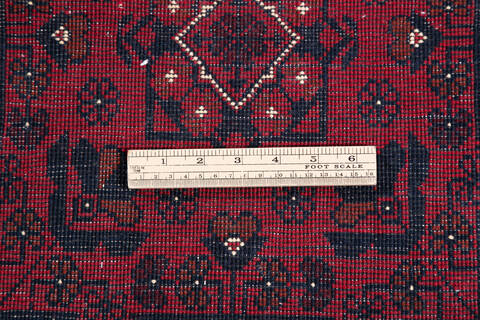 Khan Mohammadi Red Runner Hand Knotted 22 X 71 Area Rug 700-147098 Image 6