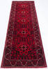 Khan Mohammadi Red Runner Hand Knotted 22 X 71 Area Rug 700-147098 Thumb 1