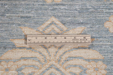 Chobi Grey Runner Hand Knotted 23 X 66 Area Rug 700-147099 Image 6
