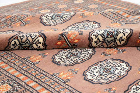 Bokhara Brown Hand Knotted 49 X 66 Area Rug 700-147105 Image 5
