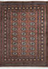 Bokhara Brown Hand Knotted 49 X 66 Area Rug 700-147105 Thumb 0