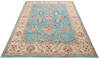 Chobi Blue Hand Knotted 50 X 70 Area Rug 700-147108 Thumb 1