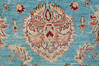 Chobi Blue Hand Knotted 50 X 70 Area Rug 700-147108 Thumb 3