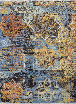 Afghan Chobi Multicolor Rectangle 5x7 ft Wool Carpet 147109