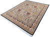 Pak-Persian Black Hand Knotted 81 X 100  Area Rug 700-147110 Thumb 2