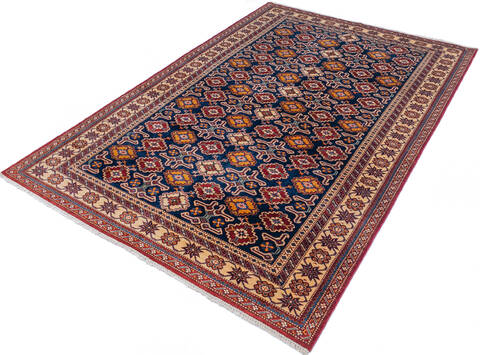 Kazak Blue Hand Knotted 611 X 100 Area Rug 700-147115 Image 2