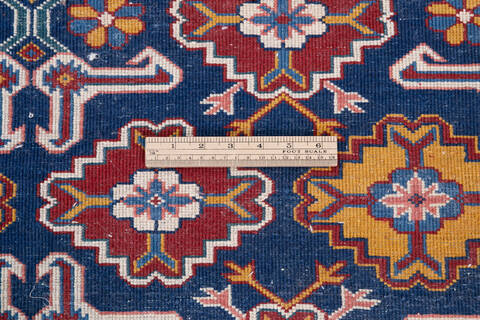 Kazak Blue Hand Knotted 611 X 100 Area Rug 700-147115 Image 6