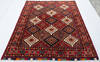 Khan Mohammadi Red Hand Knotted 50 X 65  Area Rug 700-147117 Thumb 1