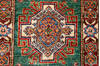 Kazak Green Runner Hand Knotted 22 X 62  Area Rug 700-147118 Thumb 4