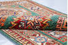 Kazak Green Runner Hand Knotted 22 X 62 Area Rug 700-147118 Thumb 6