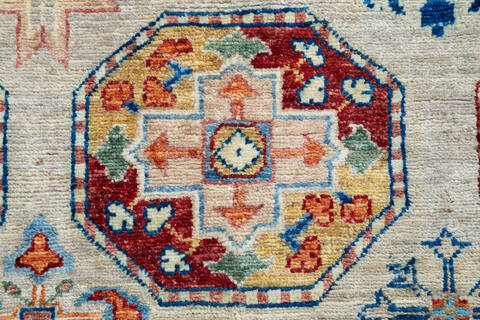 Chobi Grey Hand Knotted 50 X 68 Area Rug 700-147119 Image 3