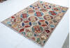 Chobi Grey Hand Knotted 50 X 68  Area Rug 700-147119 Thumb 2