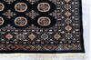 Bokhara Black Hand Knotted 41 X 66 Area Rug 700-147121 Thumb 3