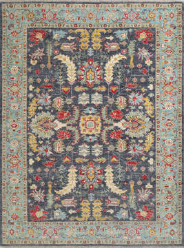 Chobi Grey Hand Knotted 5'0" X 6'7"  Area Rug 700-147123