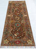 Chobi Brown Runner Hand Knotted 26 X 70  Area Rug 700-147124 Thumb 1