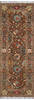Chobi Brown Runner Hand Knotted 26 X 70  Area Rug 700-147124 Thumb 0